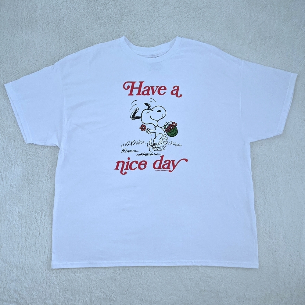 Peanuts🥜 Snoopy🐕 "Have a nice day" Graphic Tee👕 - NWOT - Picture 7 of 12
